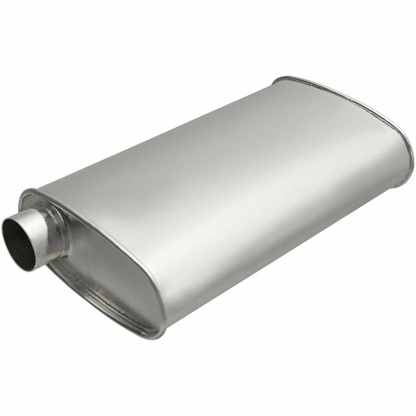 Magnaflow MUFFLER Aluminized Steel Case Single 214 Inch Offset Inlet Single 2 Inch Center Outlet 100-1777